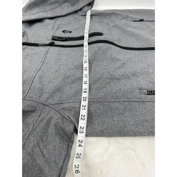 NEW Free Country Men's Base Camp II Softshell Jacket Size M Light Grey MSRP$100 - Picture 5 of 10